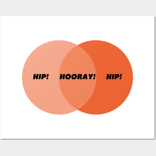 Hip Hip Hooray! Venn Diagram Posters and Art